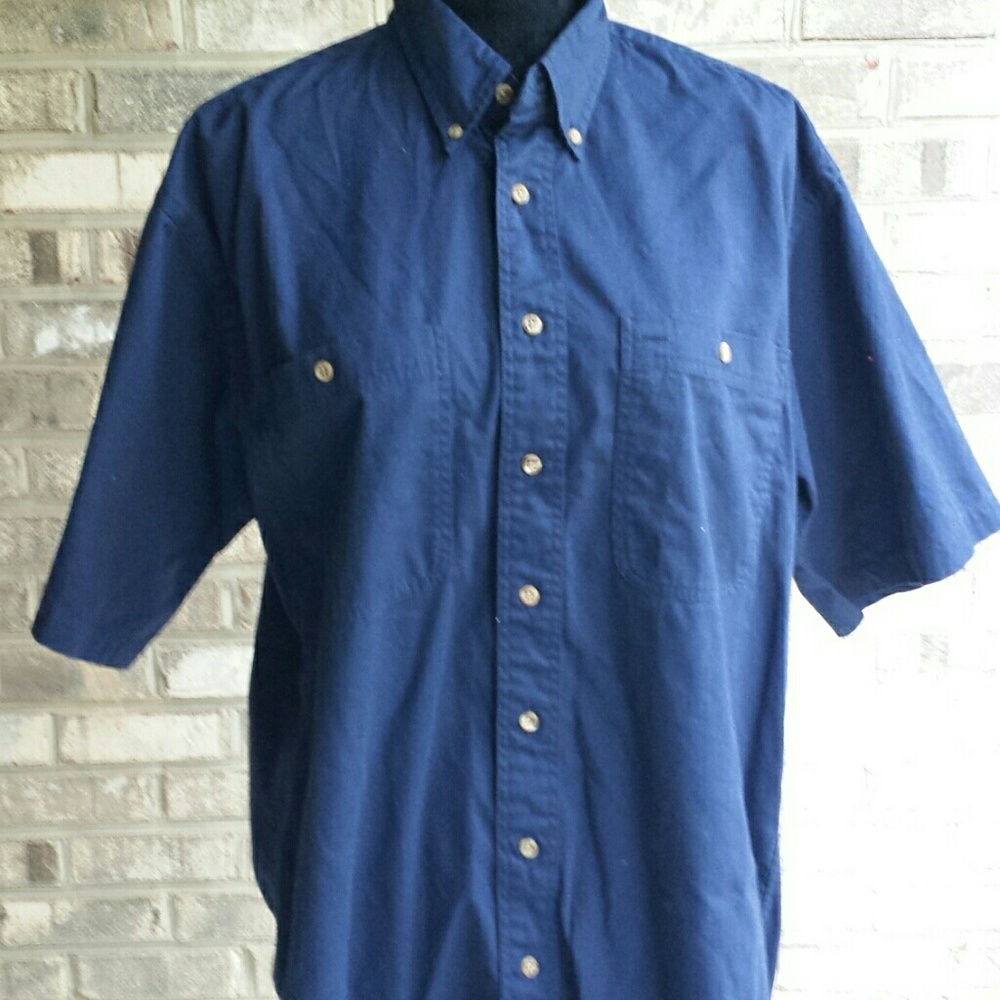 Men's shirt navy blue size medium